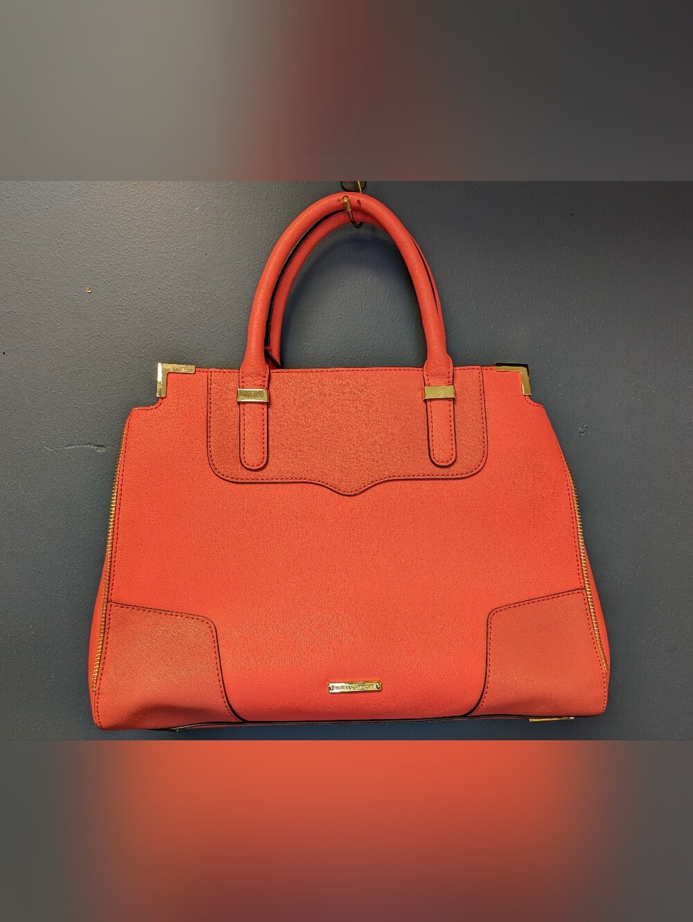 Rebecca Minkoff Satchel Handbag - Coral Pink - Used